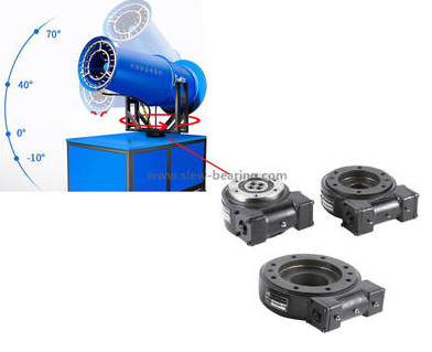 Unidad de giro de doble tornillo sin fin para rastreador solar