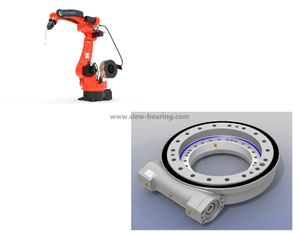 China XZWD Slew drive SE9 Engranaje de gusano Slewing Drive para robot industrial 