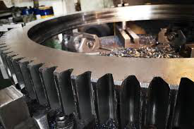 Cojinete de giro rectificado de dientes