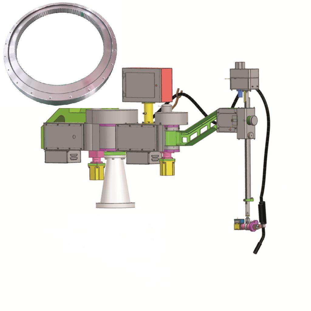 Cojinete de anillo giratorio ligero para robot
