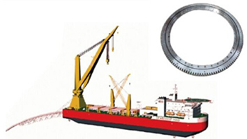 Cojinete de giro de engranaje externo de tipo ligero