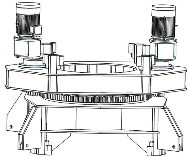 imagen del m&oacute;dulo de trabajo del rodamiento giratorio