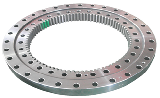 Engranaje interior de rodamientos de corona de orientación de contacto de 4 puntos