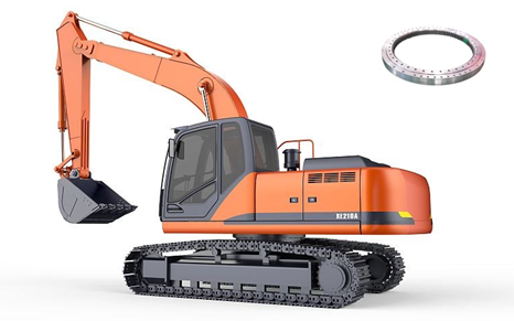 cojinete de la placa giratoria de la excavadora